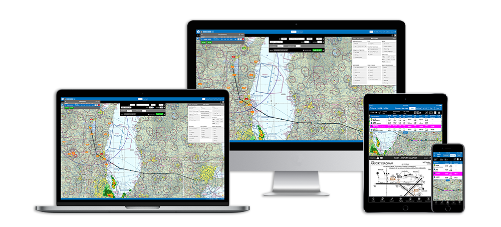 iFlightPlanner on Desktop, iPad and iPhone